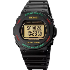 Годинник наручний 1776BKGD SKMEI, BLACK/GOLD
