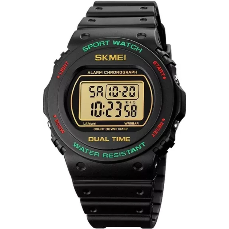 Годинник наручний 1776BKGD SKMEI, BLACK/GOLD Годинник наручний 1776BKGD SKMEI, BLACK/GOLD