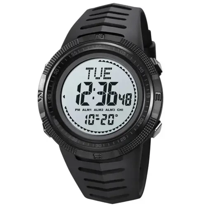 Годинник наручний 2147BKWT SKMEI, BLACK-WHITE, Compass Годинник наручний 2147BKWT SKMEI, BLACK-WHITE, Compass