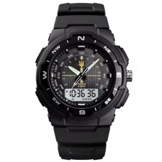 Годинник наручний 4541/1454BKWT SKMEI, BLACK-WHITE, UKRAINE