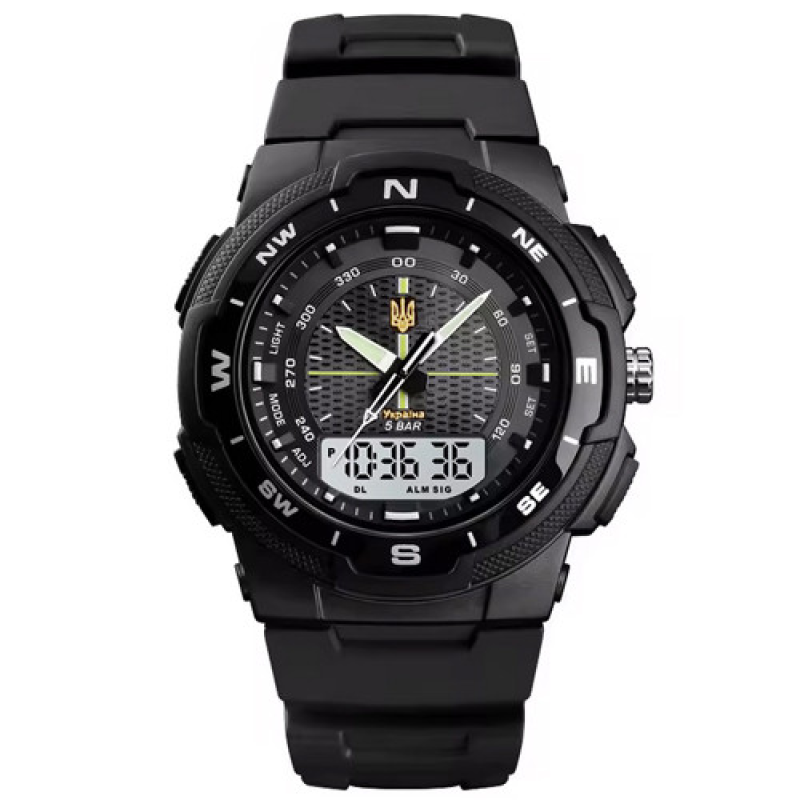 Годинник наручний 4541/1454BKWT SKMEI, BLACK-WHITE, UKRAINE
