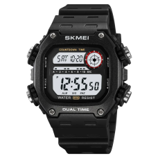 Годинник наручний 6212/2126BKWT SKMEI, BLACK-WHITE, UKRAINE