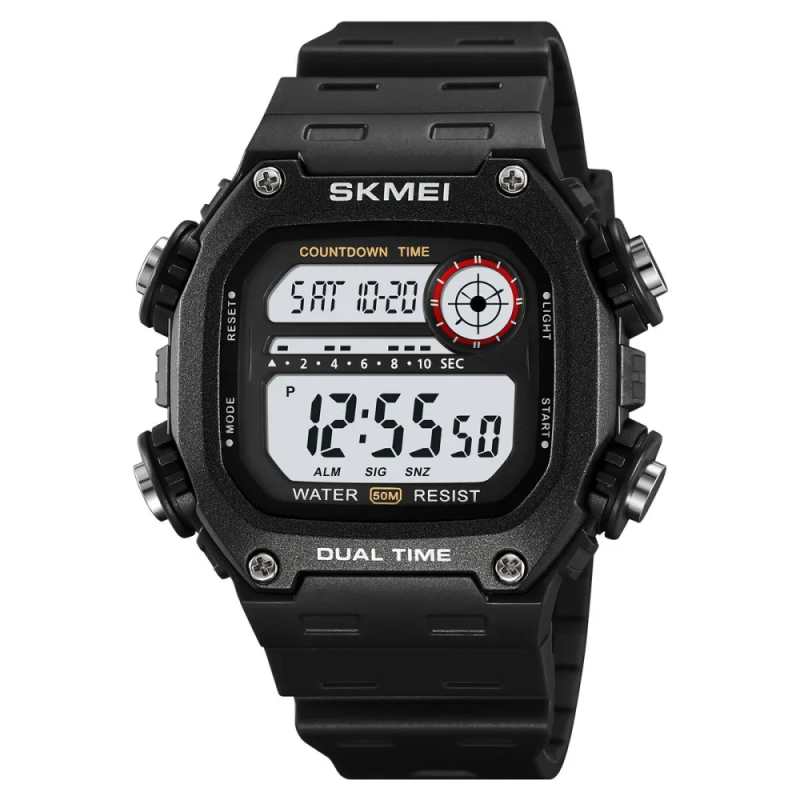 Годинник наручний 6212/2126BKWT SKMEI, BLACK-WHITE, UKRAINE Годинник наручний 6212/2126BKWT SKMEI, BLACK-WHITE, UKRAINE