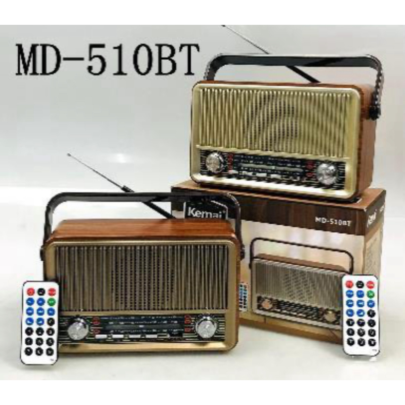 Радіоприймач із блютузом Kemai MD-510BT