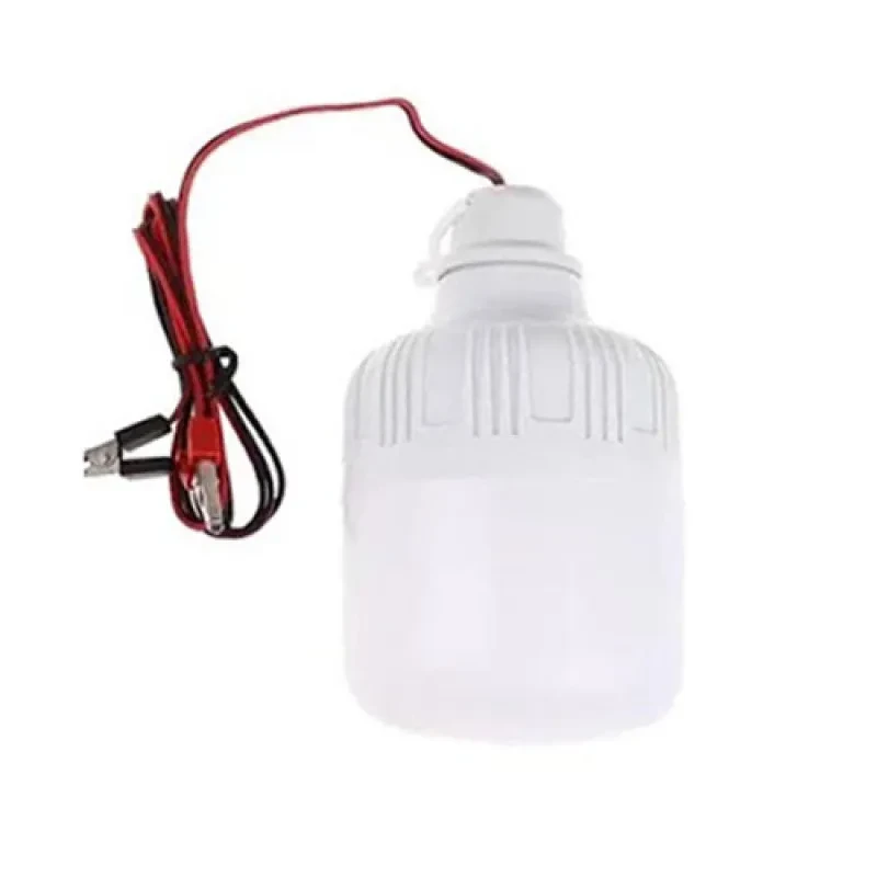 Портативна світлодіодна лампочка для кемпінгу 12 V 40 W LED з крокодилами Портативна світлодіодна лампочка для кемпінгу 12 V 40 W LED з крокодилами