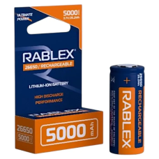 Акумулятор Rablex 26650 5000 mAh 3.7 V (Li-ion) Original