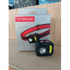Налобний ліхтарик Titanum H05 Чорний