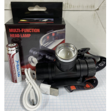Налобний ліхтарик Police BL 5808 T6 USB 3 режими