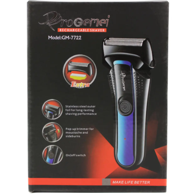 Машинка для стриження волосся Gemei GM-7722 Машинка для стриження волосся Gemei GM-7722
