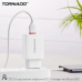 Мережевий адаптер блок живлення Tornado TD-15 with Micro USB cable 1USB QC 3.0 White