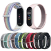 Ремінець до фітнес-трекера Mi Band 3/4/5/6/7 нейлоновий сірий Ремінець до фітнес-трекера Mi Band 3/4/5/6/7 нейлоновий сірий