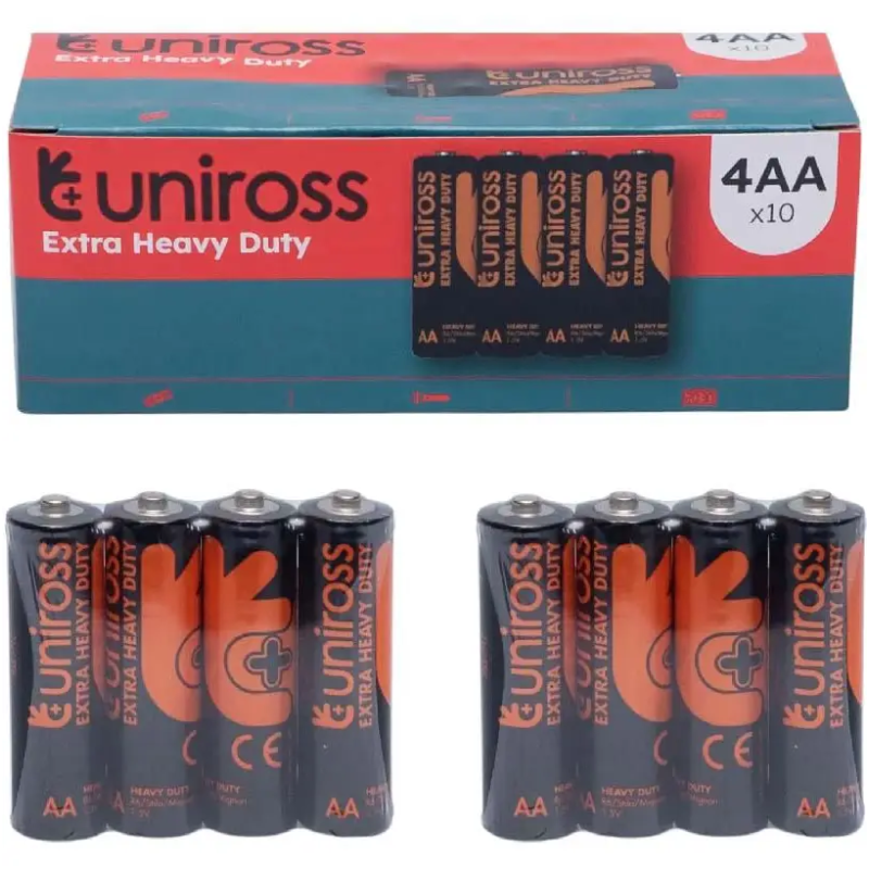 Батарейки Uniross AAA/R03 1.5V 1 шт Батарейки Uniross AAA/R03 1.5V 1 шт