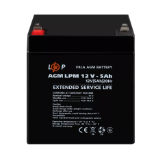 Акумулятор AGM 12 V 5AH свинцево-кислотний