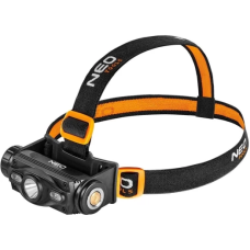Ліхтар налобний акамуляторний Neo Tools  CREE L2 LED + LED Чорний (99-028)