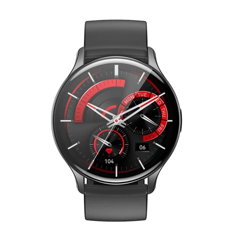 Смартгодинник Hoco Y15 (Bluetooth, Always On Display, 1.43 дюймів, функція відповіді на дзвінки, Amoled екран) - Чорний