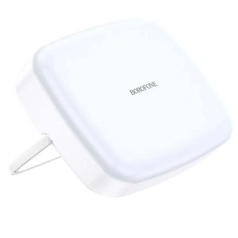 Повербанк BOROFONE DBT07 10000mAh 2хUSB/Type-C/Micro-USB з ліхтариком LED Lamp Білий