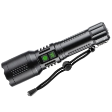 Ліхтар ручний YEMAO YM-G263-TG (white) + лазер (red+green) (3р+2р/500lm/zoom/1x26650/ЗП Type-C) 19,5см