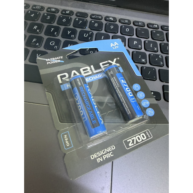 Аккумуляторы RABLEX HR6 / AA 2700mAh ціна за 1 шт Аккумуляторы RABLEX HR6 / AA 2700mAh ціна за 1 шт